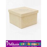 CAIXA DE MDF QUADRADA COM TAMPA SOLTA 15X15X10